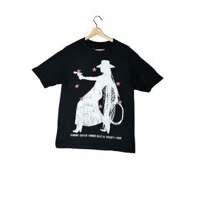 Beyonce Cowboy Carter Rodeo Chitlin Circuit Tour T-Shirt London Black Medium